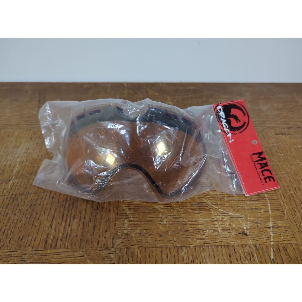 Vtg 2005‎ Dragon Mace Snowboard Goggles Replacement Lens Amber - New